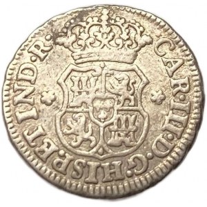 Mexiko, 1/2 Real, 1766 M