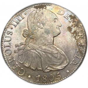 Mexique, 8 Reales, 1805 TH