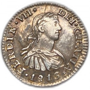 Mexico, 1/2 Real, 1813/2 JJ