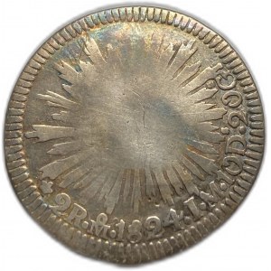 Mexiko, 2 Reales, 1824 JM
