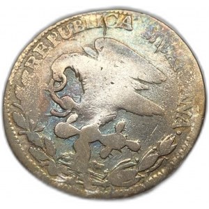 Mexiko, 2 Reales, 1824 JM