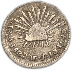 Meksyk, 1 Real, 1832 Go MJ