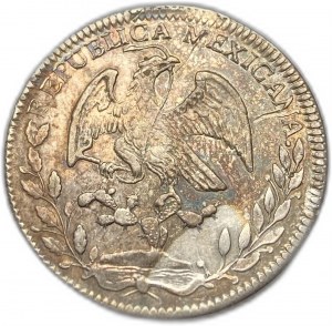 Meksyk, 4 Reales, 1856 Co PF