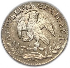 Mexico, 1/2 Real, 1863/55 Mo TH/GC