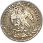 Meksyk, 1/2 reala, 1863/55 Mo TH/GC