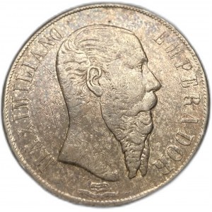 Mexiko, 1 peso, 1866 Mo