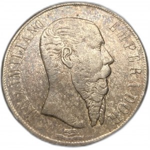 Mexique, 1 Peso, 1866 Mo