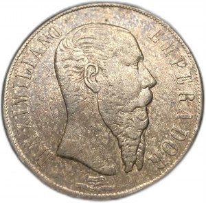 Meksyk, 1 peso, 1866 Mo