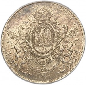 Mexiko, 1 Peso, 1866 Mo