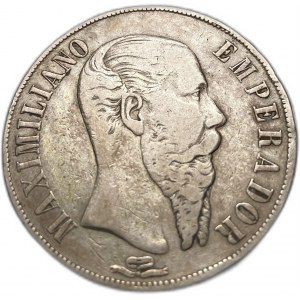 Messico, 1 Peso, 1866 Mo