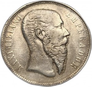 Meksyk, 50 centavos, 1866 Mo