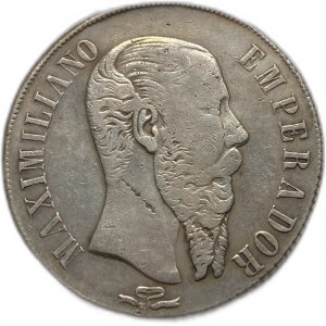 Mexiko, 1 Peso, 1866 Pi