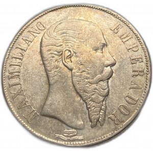 Messico, 1 Peso, 1867 Mo