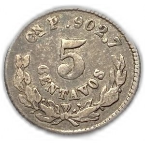 Mexico, 5 Centavos, 1871 Cn P, Key Date