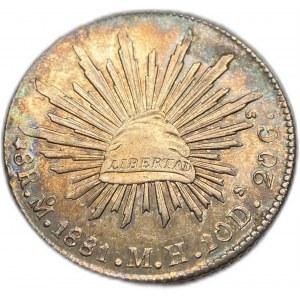 Mexique, 8 Reales, 1881 MH