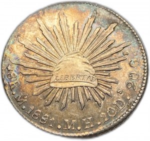 Messico, 8 Reales, 1881 MH