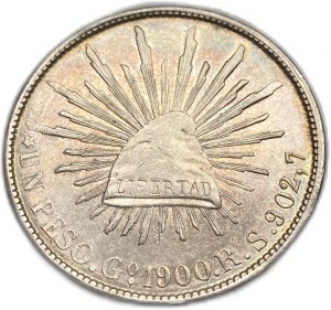 Mexiko, 1 peso, 1900 Go RS