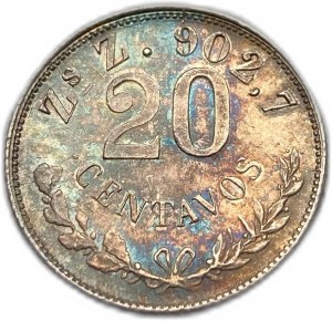 Mexiko, 20 centavos, 1901 Zs Z