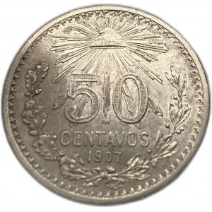 Messico, 50 Centavos, 1907/7