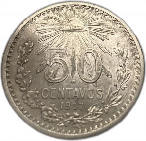 Meksyk, 50 centavos, 1907/7