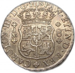 Peru, 8 Reales, 1764 LM JM