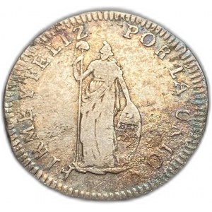 Peru, 2 Reales, 1825 JM