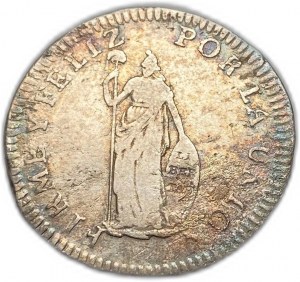 Pérou, 2 Reales, 1825 JM