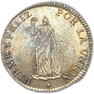 Peru, 2 Reales, 1826 JM