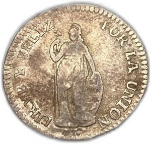 Peru, 1 Real, 1842 MB