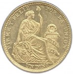 Peru, 1 Dinero, 1907 FG/JF, Prooflike Luster