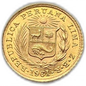 Peru, 1/5 Vah, 1961