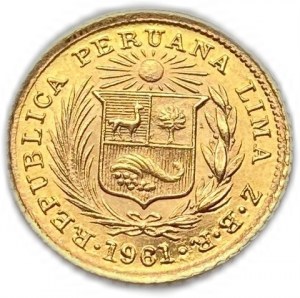 Peru, 1/5 Libra, 1961 r.