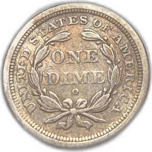 United States, 10 Cents (Dime) 1842 O