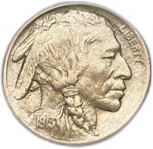 Stany Zjednoczone, 5 centów 1913 AUNC Menniczy połysk
