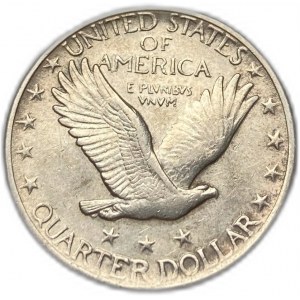 Stati Uniti, 25 centesimi (quarto) 1918 S, AUNC