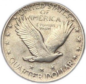 Spojené štáty, 25 centov ( štvrťdolár) 1918 S, AUNC