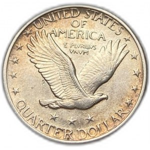 Stany Zjednoczone, 25 centów (ćwierćdolarówka) 1920, AUNC-UNC Menniczy połysk