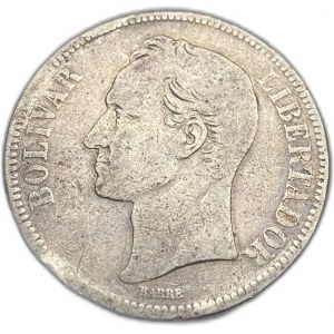 Venezuela, 5 bolívarů, 1887