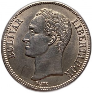 Venezuela, 5 bolívarů 1936 UNC