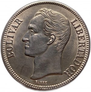 Venezuela, 5 bolívarů 1936 UNC