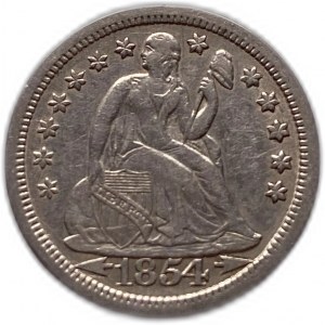 Stati Uniti 10 centesimi (Dime) 1854