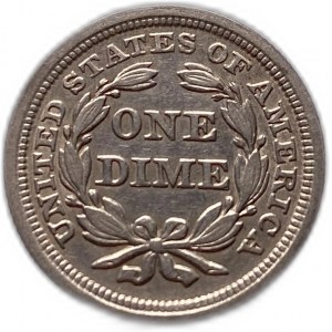 10 centów (dziesięciocentówka) Stanów Zjednoczonych z 1854 r.
