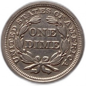 United States 10 Cents (Dime) 1854