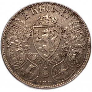 Norway 2 Kroner 1917