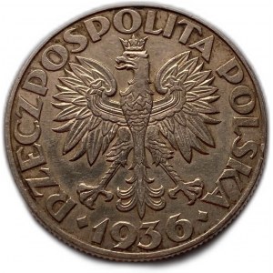 Poland 5 Zlotych 1936