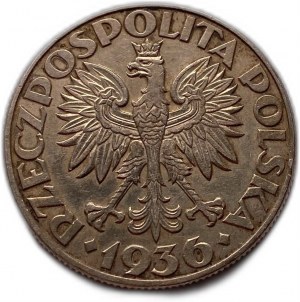 Polska 5 złotych 1936