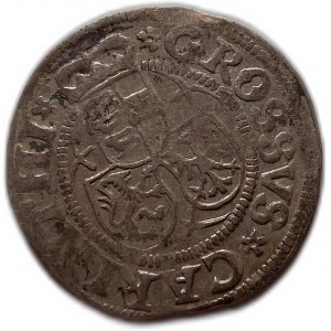 Austria, Karyntia. Maksymilian, 1 batzen 1516, srebro, stonowanie XF