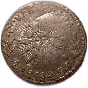 Argentína 2 reales 1844, Provincia de Cordoba