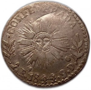 Argentína 2 reales 1844, Provincia de Cordoba