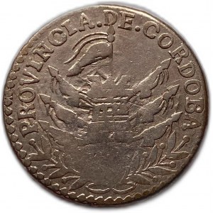 Argentina 2 reales 1844, Provincia de Cordoba